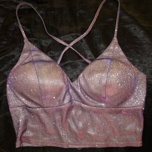 Windsor Sparkly Crop Top